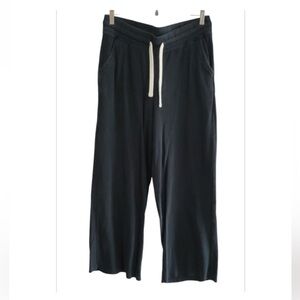 Pact Black Waffle Lounge Bottoms Size Large